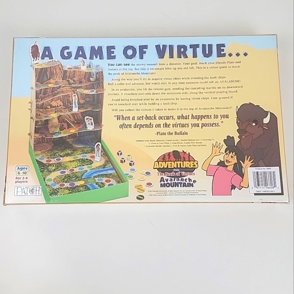 Vintage Adventures From The Book Of Virtues: Avalanche Mountain Board Game - Picture 5 of 8